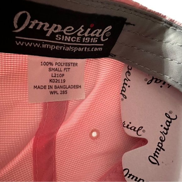 NEW Imperial Soft Pink Performance Golf Hat Quail Hollow Golf Club Emblem main image 4